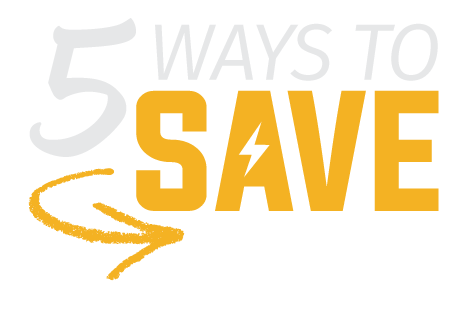 5 Ways to Save Logo