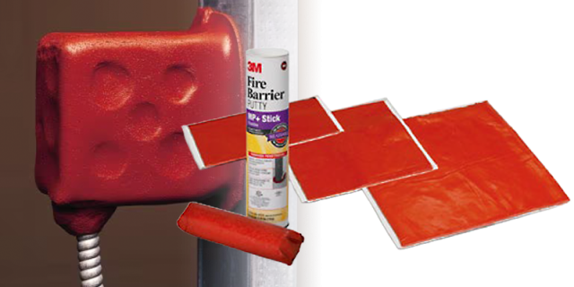 3M Putty Pads and Moldable Firestop